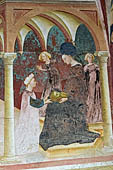 Castiglione Olona - Battistero della Collegiata. Il ciclo di affreschi della cappella di San Giovanni Battista (Masolino s Panicale 1435 circa). 